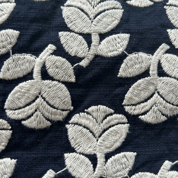 Boden Floral  Embroidered Lined A-Line Skirt w/ Pockets Sz 10R - Picture 6 of 10